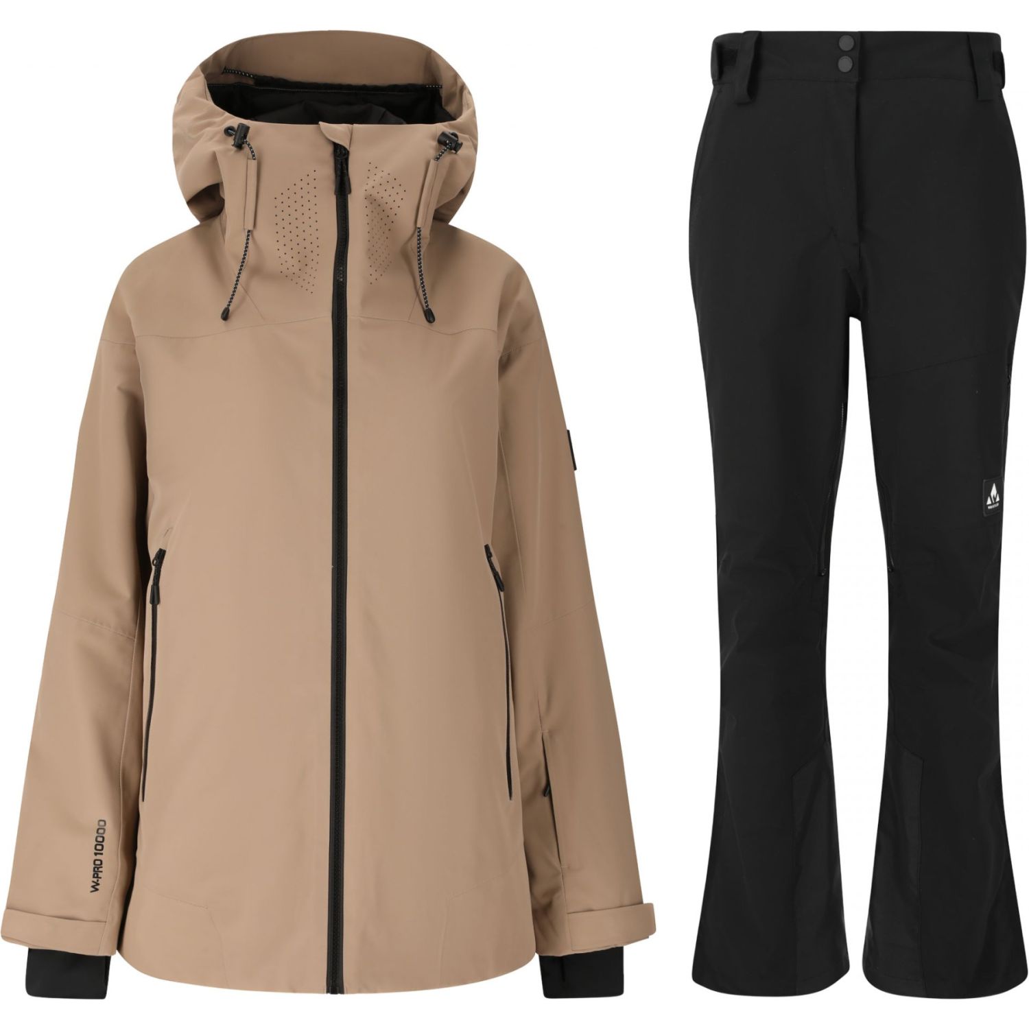 Whistler Canyon Skiset, Damen, beige/sort