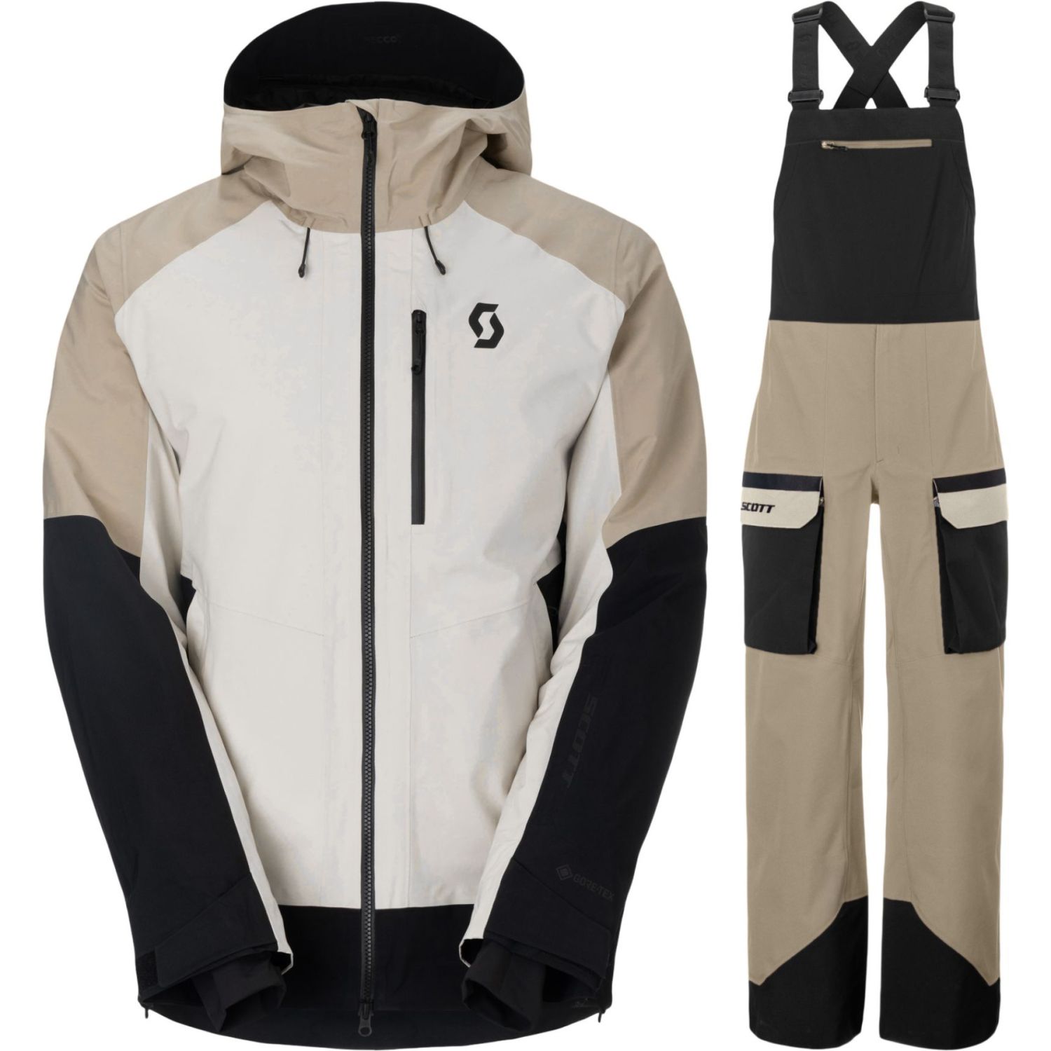 Scott Ultimate GTX Equipo de esquí, para hombre, beige/sort
