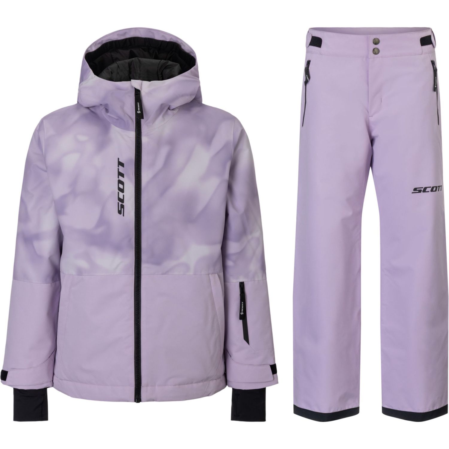 Scott Ultimate Dryo Skiset, Kinder, lilla