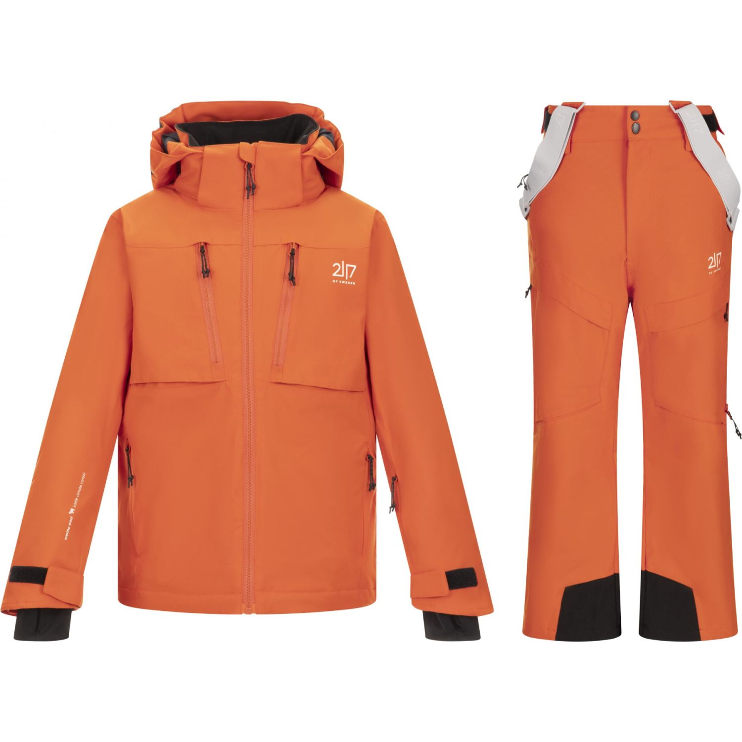 2117 of Sweden Lillpite Skiset, Kinder, orange