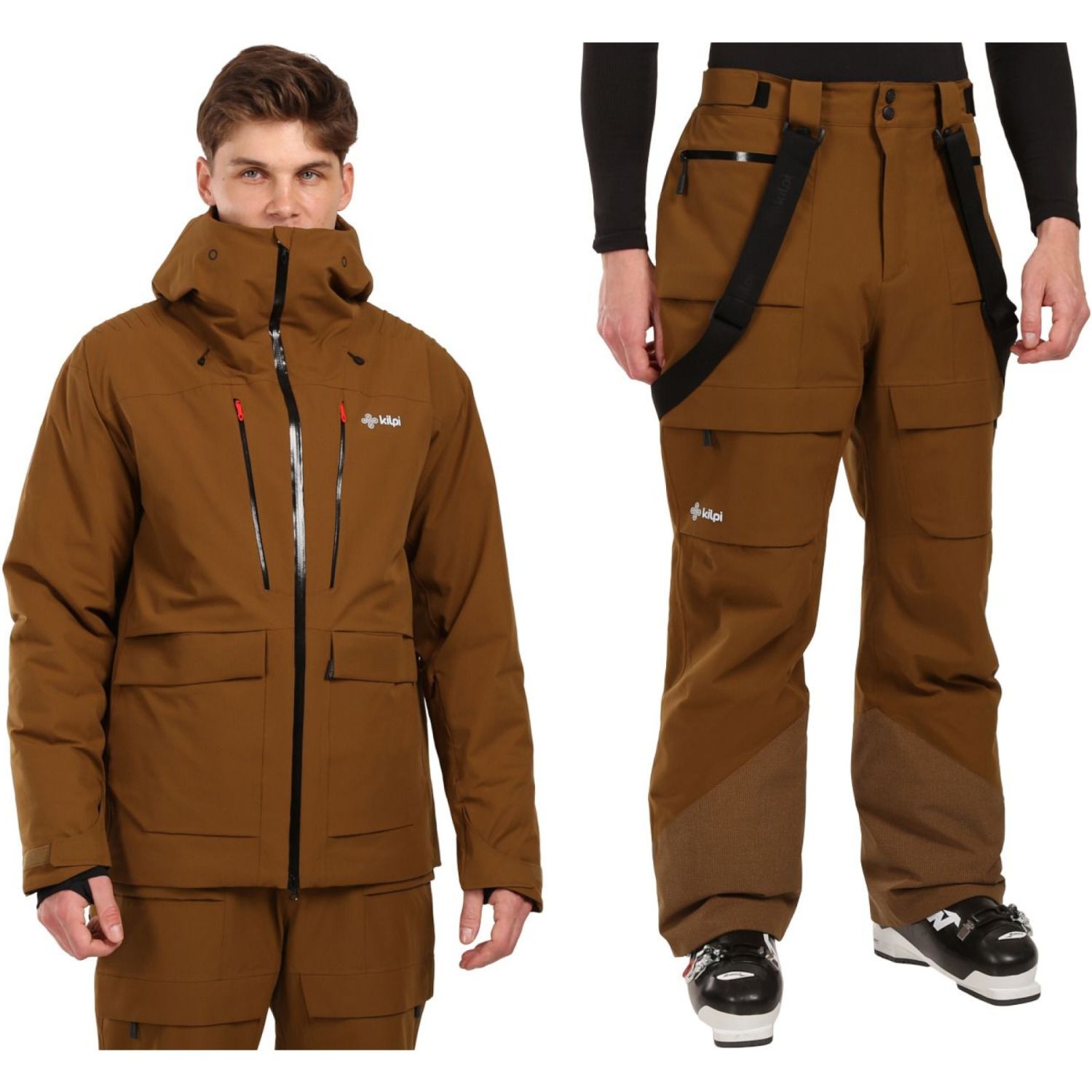 Kilpi Teen Skiset, heren, bruin
