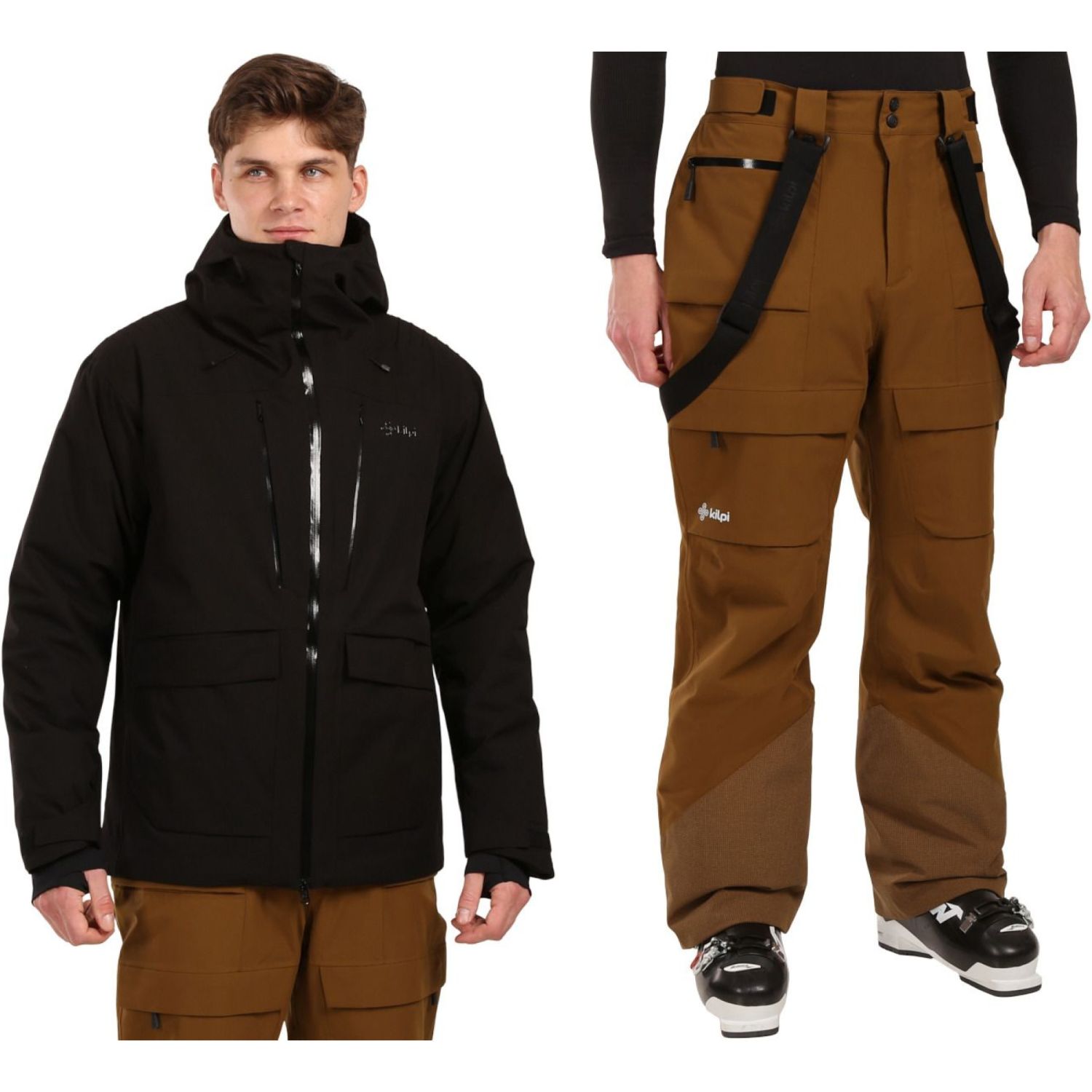 Kilpi Teen Skiset, heren, zwart/bruin