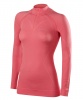 Falke Wool-Tech Zip Shirt Comfort, dame, rød