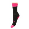 Seger Solid, skistrømper til børn, sort/pink