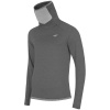 4F Microtherm fleecepulli m. høj hals, mørk grå