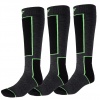 4F Ski Socks, 3 par billige skistrømper, mørkegrå