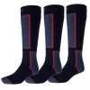 4F Ski Socks, 3 par billige skistrømper, dark navy