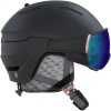 Salomon Mirage, skihjelm med visir, sort