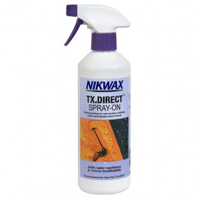Brug Nikwax TX-Direct spray on, 300 ml til en forbedret oplevelse