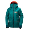 Helly Hansen W Powderqueen Skijakke, dame, grøn