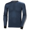 Helly Hansen Lifa Stripe Crew, herre, dark teal
