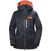 Helly Hansen W Powderqueen 2.0 Skijakke, dame, blue camo