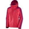Salomon Brilliant JKT W, skijakke, dame, hibiscus/cerise