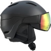 Salomon Driver+ Photo, skihjelm med visir, sort