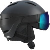 Salomon Driver S, skihjelm med visir, sort