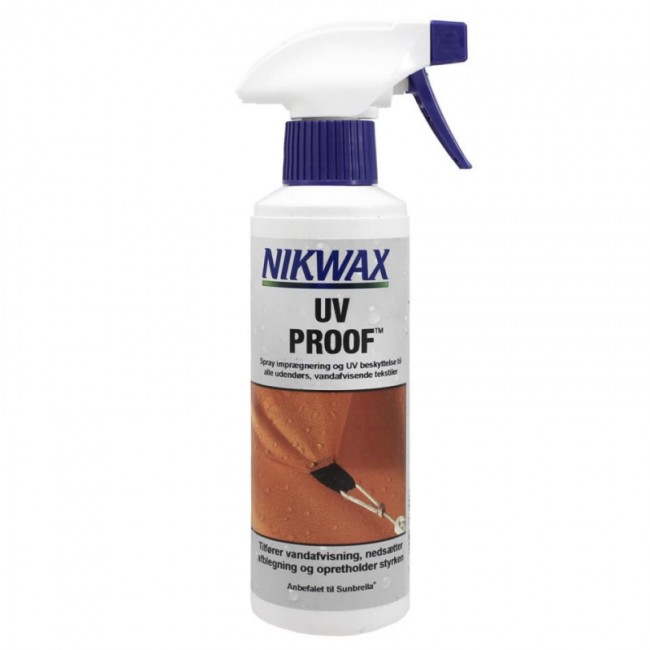 Brug Nikwax UV Proof, spray on, 300 ml til en forbedret oplevelse