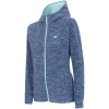 4F Warm Fleece hoodie, dame, blå
