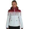 DIEL Sun Valley. skijakke, dame, Swan/Bordeaux