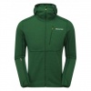 Montane Power Up Pull-Up Hoodie, herre, grøn