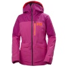 Helly Hansen Powchaser Lifaloft skijakke, dame, pink