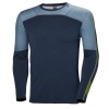 Helly Hansen Lifa Merino Crew, herre, mørkeblå
