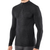 Falke Wool-Tech Zip Shirt Comfort, herre, sort