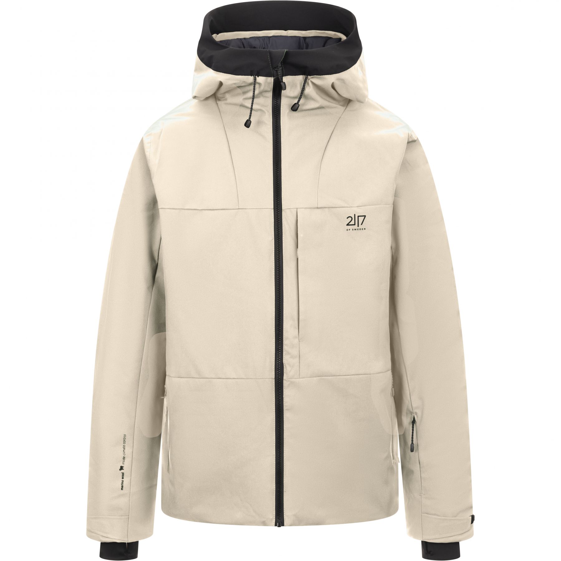 2117 of Sweden Humla, skijakke, herre, beige billede