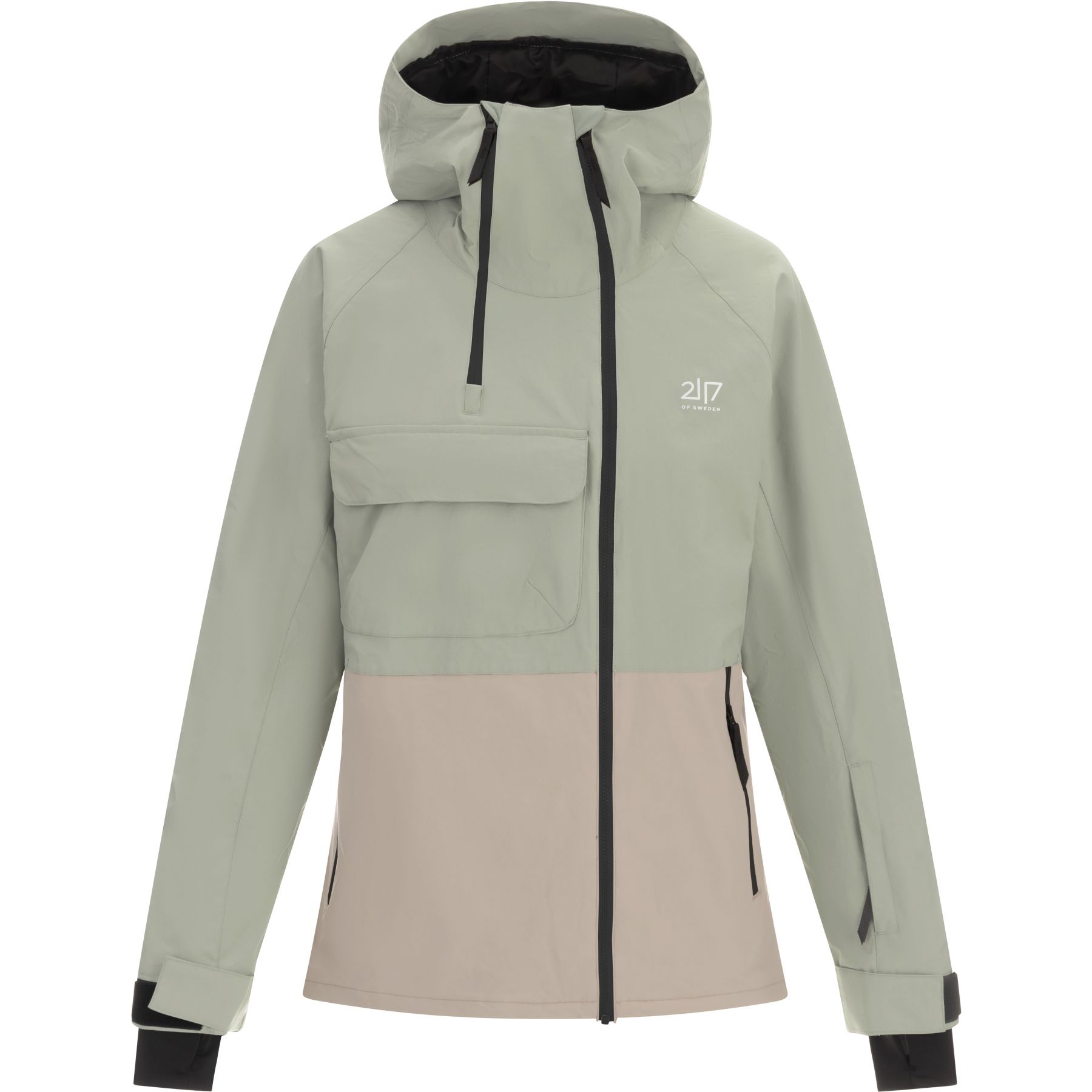 2117 of Sweden Krasse, skijakke, dame, lysegrøn billede