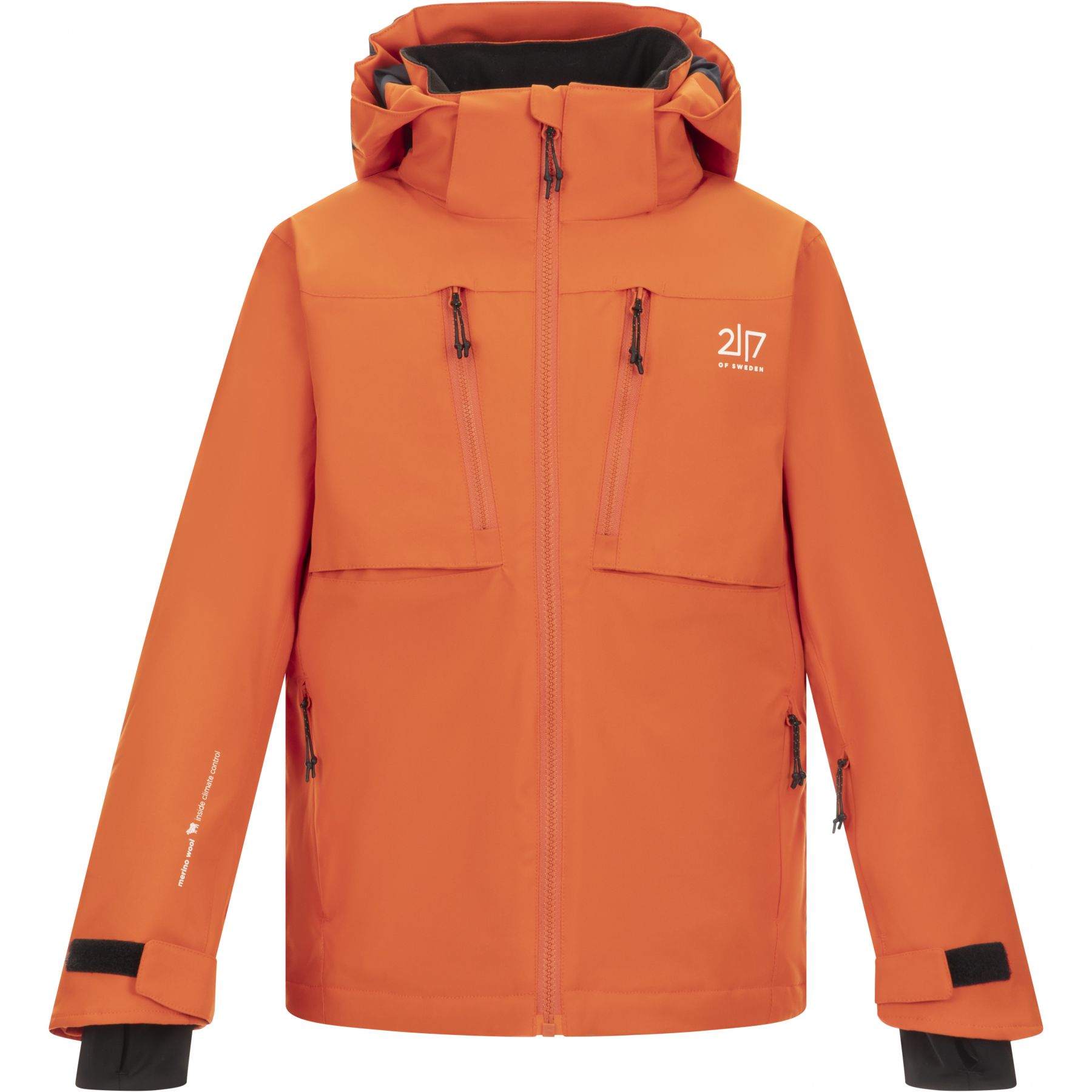 2117 of Sweden Lillpite, skijakke, junior, orange