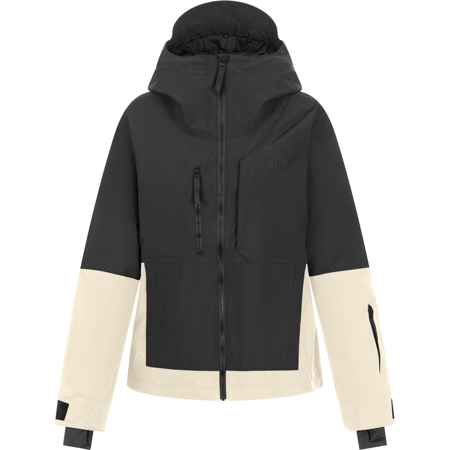 2117 of Sweden Norrdal, skijakke, dame, beige/sort