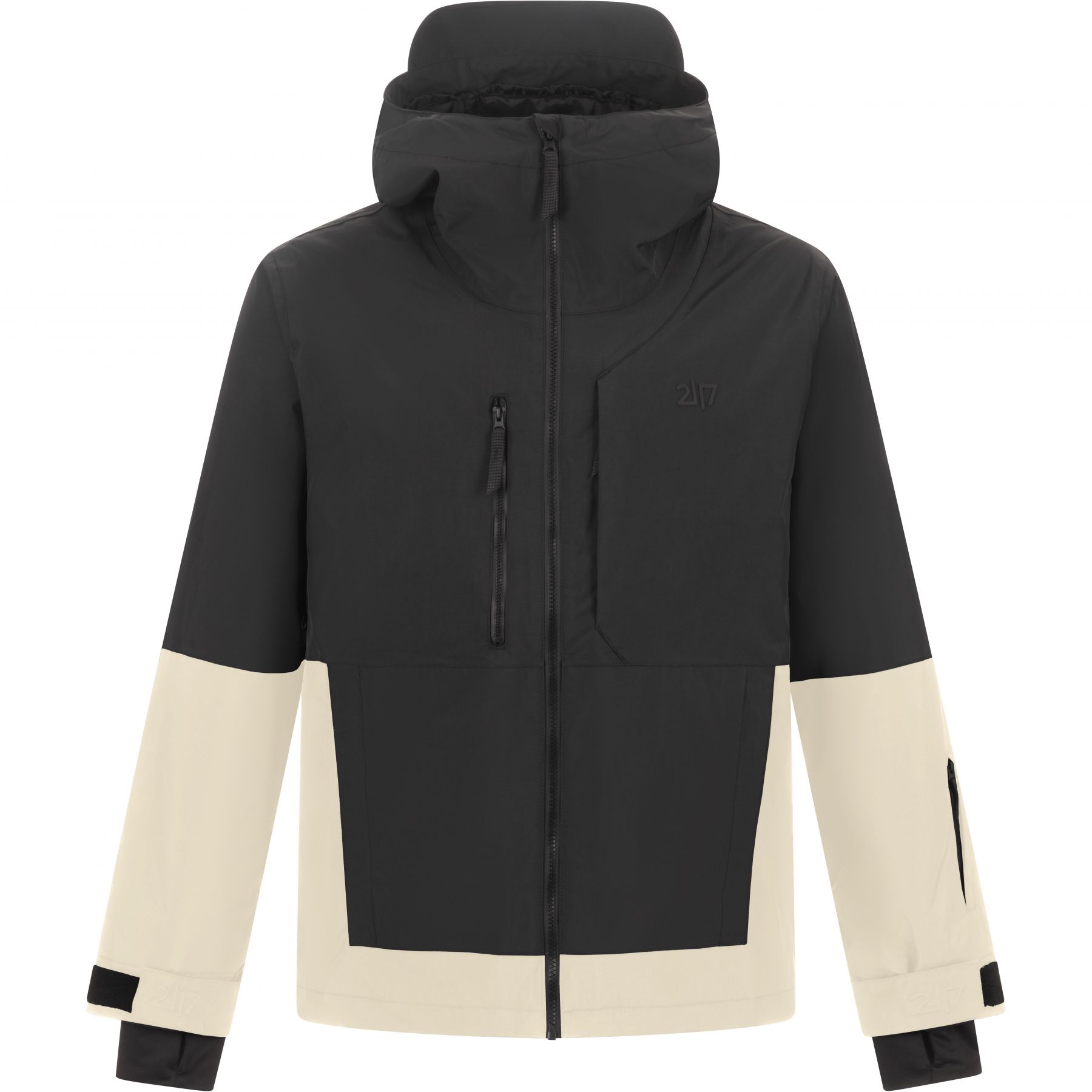2117 of Sweden Norrdal, skijakke, herre, sort/beige