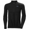 Helly Hansen H1 Pro Lifa Seamless 1/2 zip, herre, sort