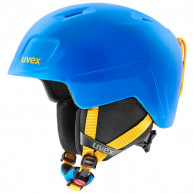 Uvex Heyya Pro, skihjelm, junior, blå/gul