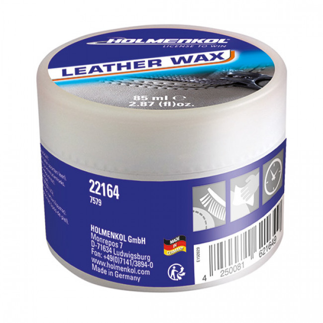 Holmenkol Leather Wax, læderbalsam, 85 ml