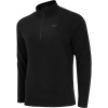 4F mellemlag, 1/4 zip, herre, sort