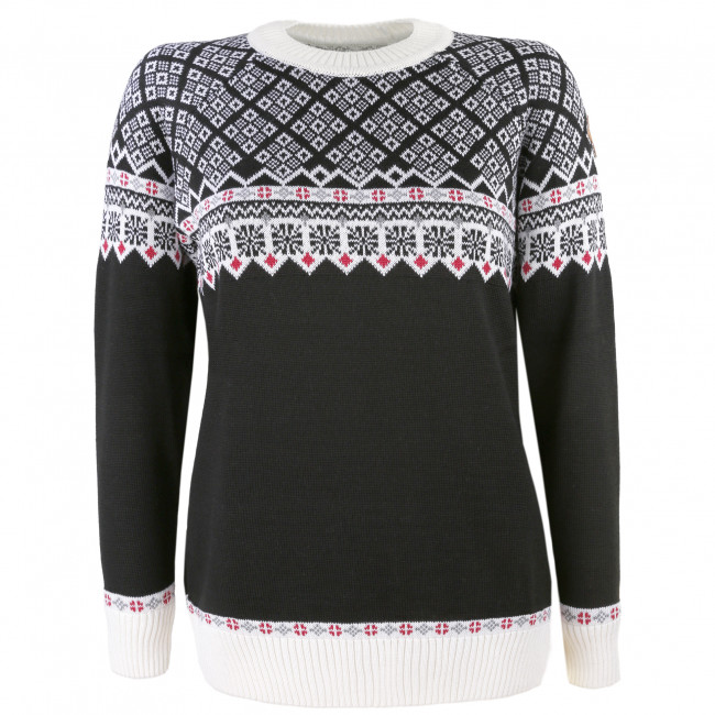 Kama Frida Merino sweater, dame, sort thumbnail