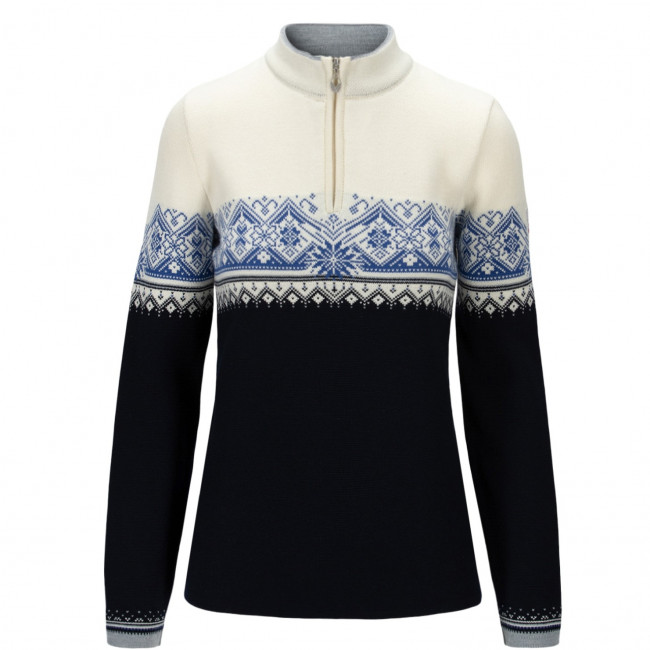 Brug Dale of Norway Moritz, sweater, dame, mørkeblå til en forbedret oplevelse