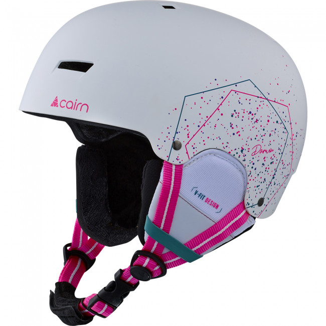Brug Cairn Darwin, skihjelm, junior, hvid/pink til en forbedret oplevelse