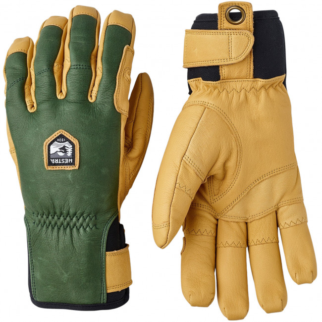 Hestra Ergo Grip Incline, handsker, grøn/brun thumbnail