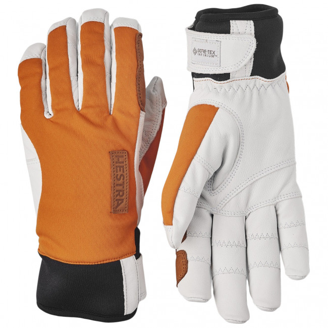 Hestra Ergo Grip Active Wool Terry, handsker, orange/hvid thumbnail