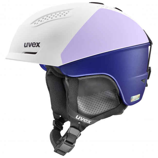 Brug Uvex Ultra Pro, skihjelm, dame, hvid/lilla til en forbedret oplevelse