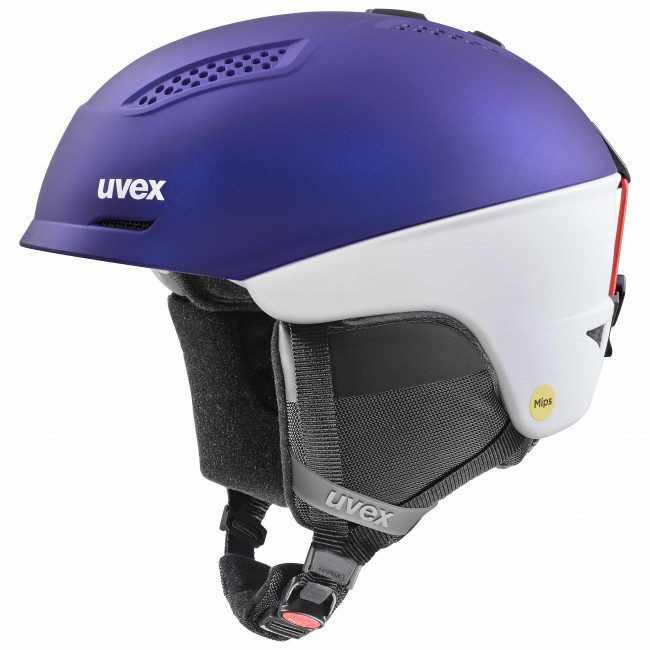 Uvex Ultra MIPS, skihjelm, lilla/hvid thumbnail