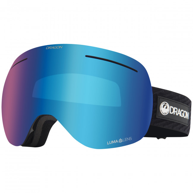 Dragon X1, skibriller, icon blue