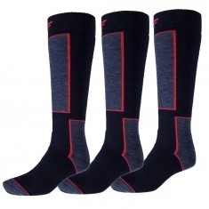 4F Ski Socks, 3 par billige skistrømper, dark navy