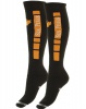 Sun Peaks Moby, billige skistrømper, navy/orange, 2-par