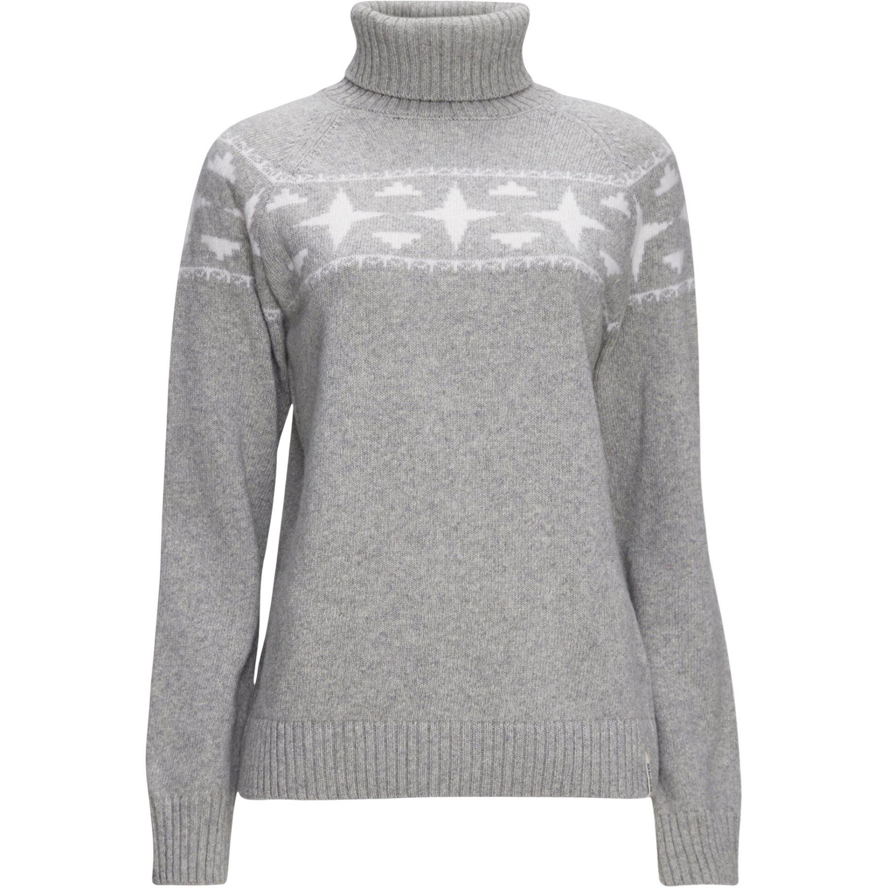8848 Altitude Sage Wool Rollneck, dame, grå billede