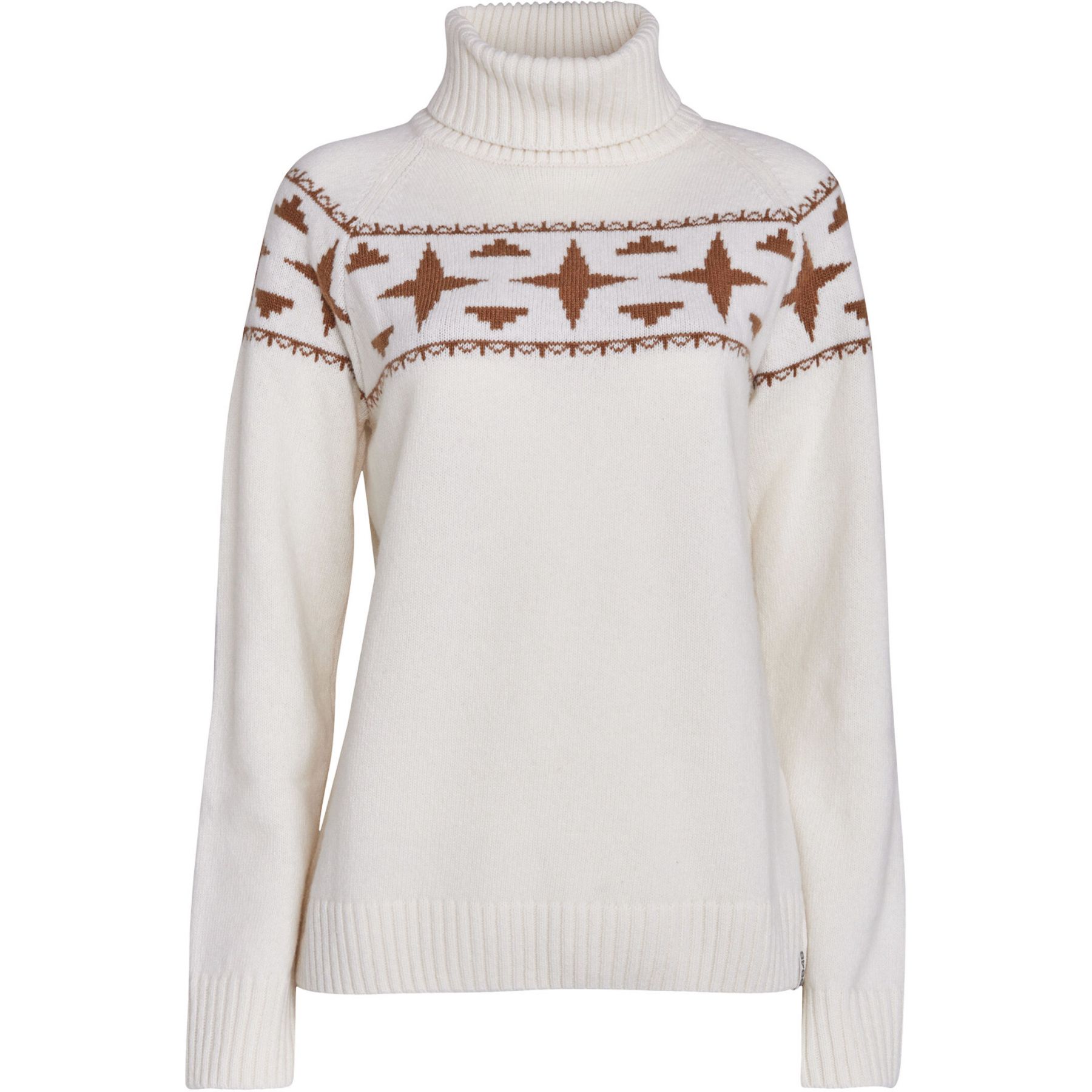 8848 Altitude Sage Wool Rollneck, dame, hvid billede