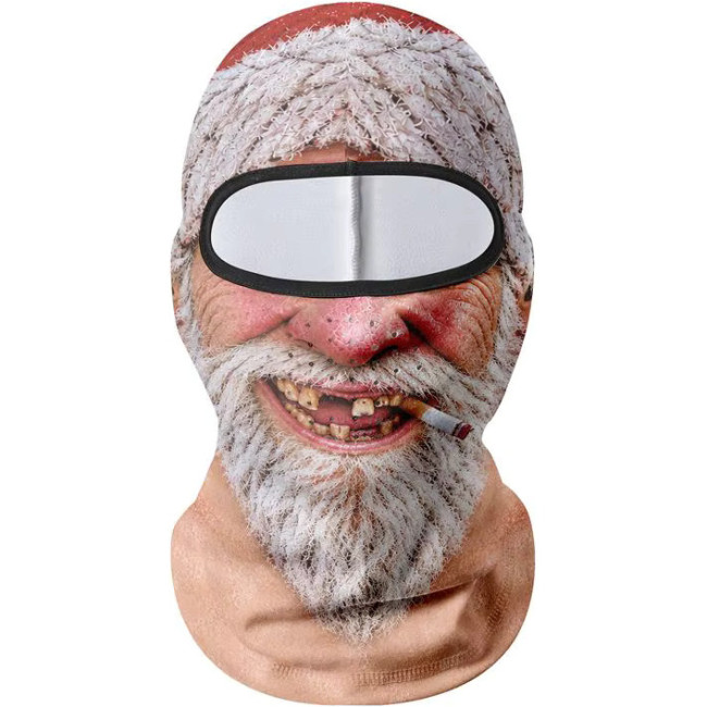 Accezzi Old Man Balaclava, sjov skimaske, julemand