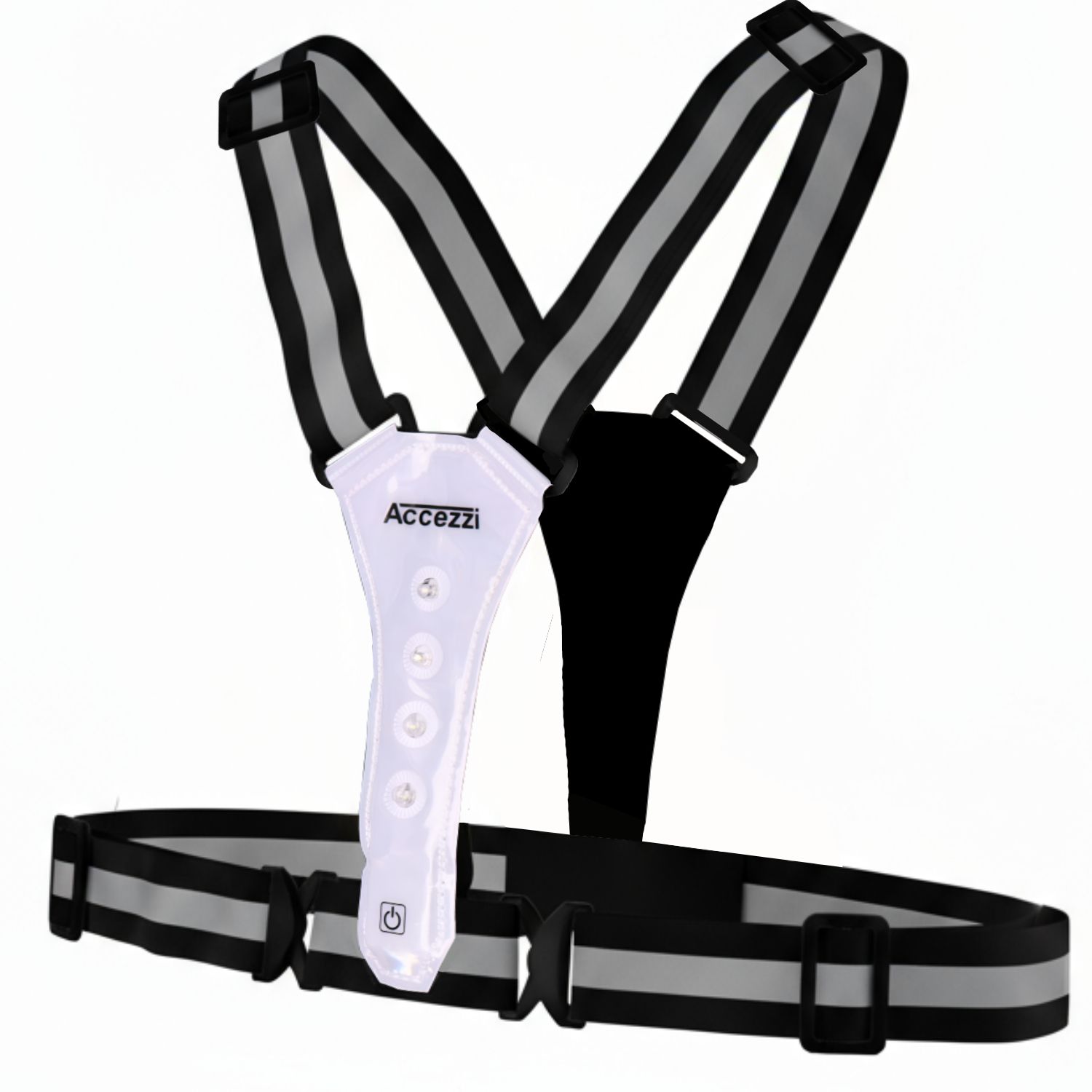 Accezzi LED refleksvest, grå billede