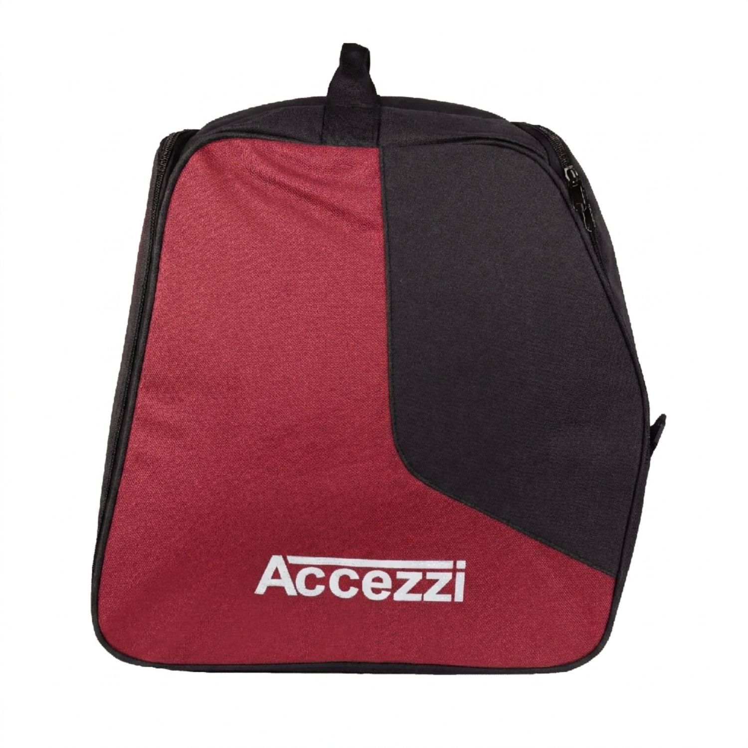 Accezzi Støvle- og hjelmtaske, sort/rød
